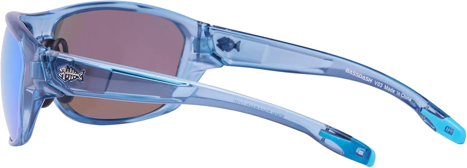 BASSDASH Polarized Sports Sunglasses for Men Women Fishing Driving Hiking UV400 with Lightweight TPX Unbreakable Frame