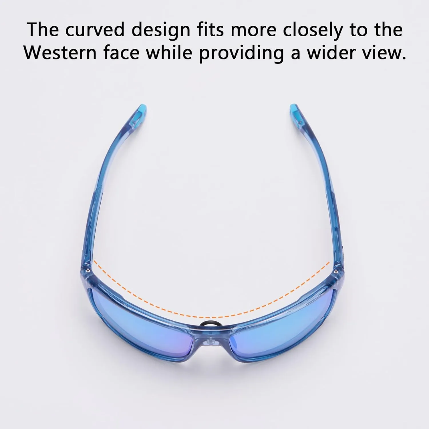 BASSDASH Polarized Sports Sunglasses for Men Women Fishing Driving Hiking UV400 with Lightweight TPX Unbreakable Frame