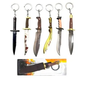 Battle Ready Knife Keychain