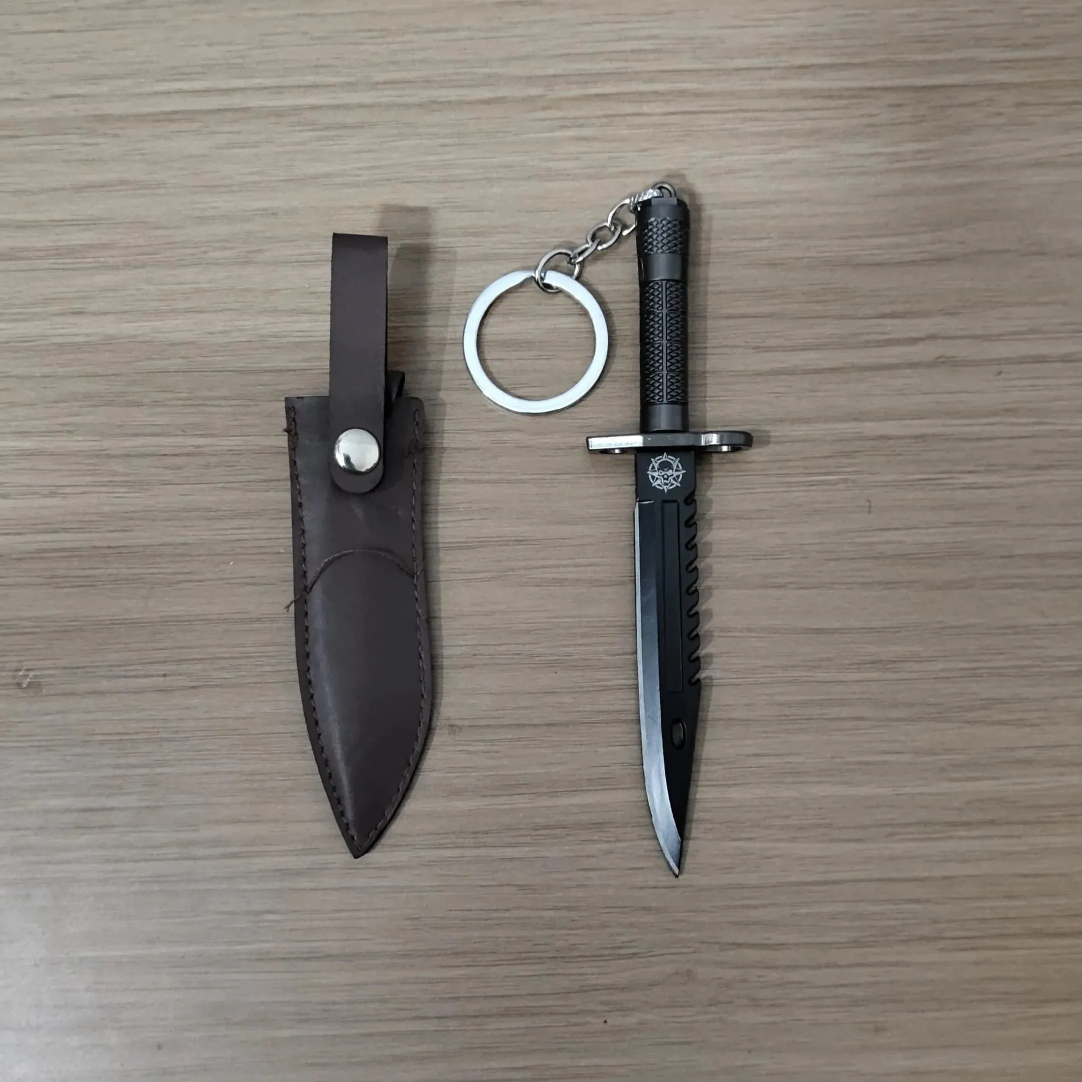 Battle Ready Knife Keychain