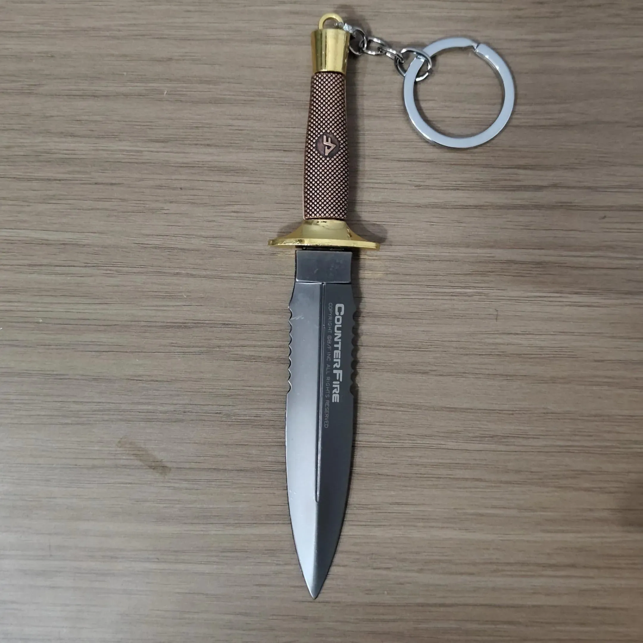 Battle Ready Knife Keychain