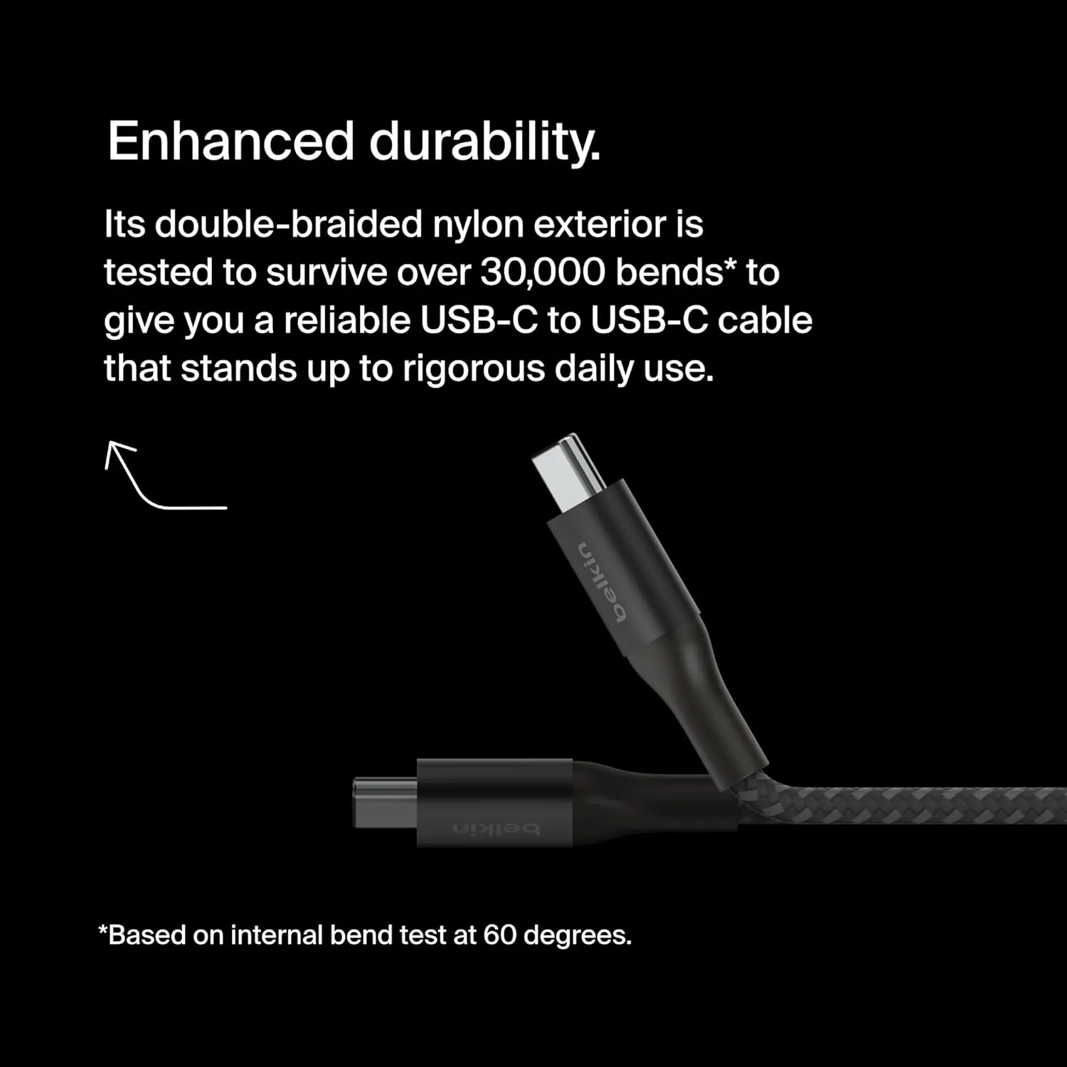 Belkin BoostCharge USB-C to USB-C Power Cable (2M/6.6ft) Fast Charging Cable 240W Power Delivery USB-IF for MacBook Pro, iPad, iPhone 16 Series, Galaxy S25 Series, Nintendo Switch 2 & More - Black
