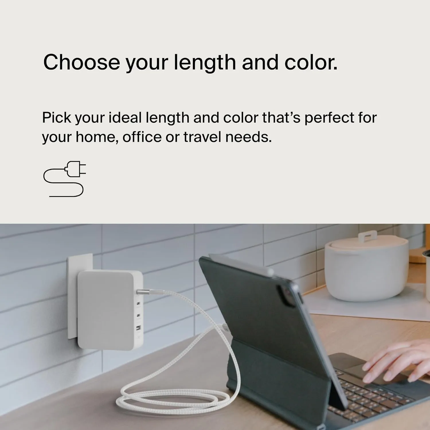 Belkin BoostCharge USB-C to USB-C Power Cable (2M/6.6ft) Fast Charging Cable 240W Power Delivery USB-IF for MacBook Pro, iPad, iPhone 16 Series, Galaxy S25 Series, Nintendo Switch 2 & More - White