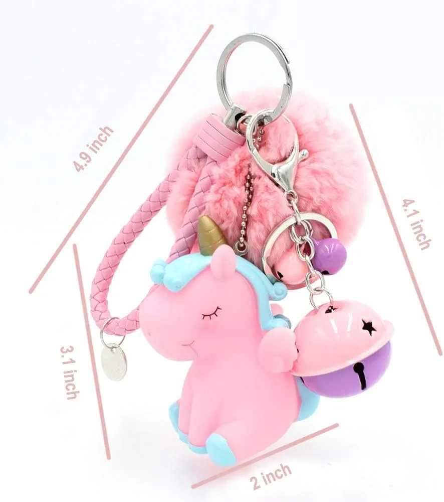 BIGPETS Unicorn Gifts for Girl Drawstring Backpack/Makeup Bag/Unicorn Necklace/Bracelet/Hair Ties/Purse Set
