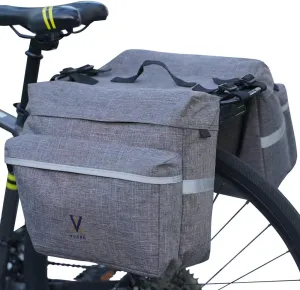 Bike Pannier Bag - 30L Bicycle Bag with Reflective Trim, Water-Resistant Bike Rear Seat Saddle Bags