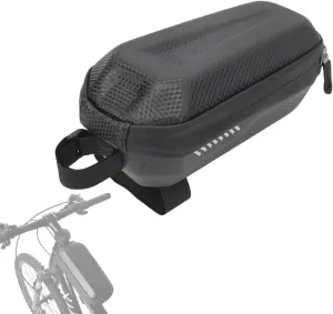 Bike Top Tube Bag, EVA Hard Shell Layered Waterproof Bicycle Cycling Front Tube Bag, Bike Accessories