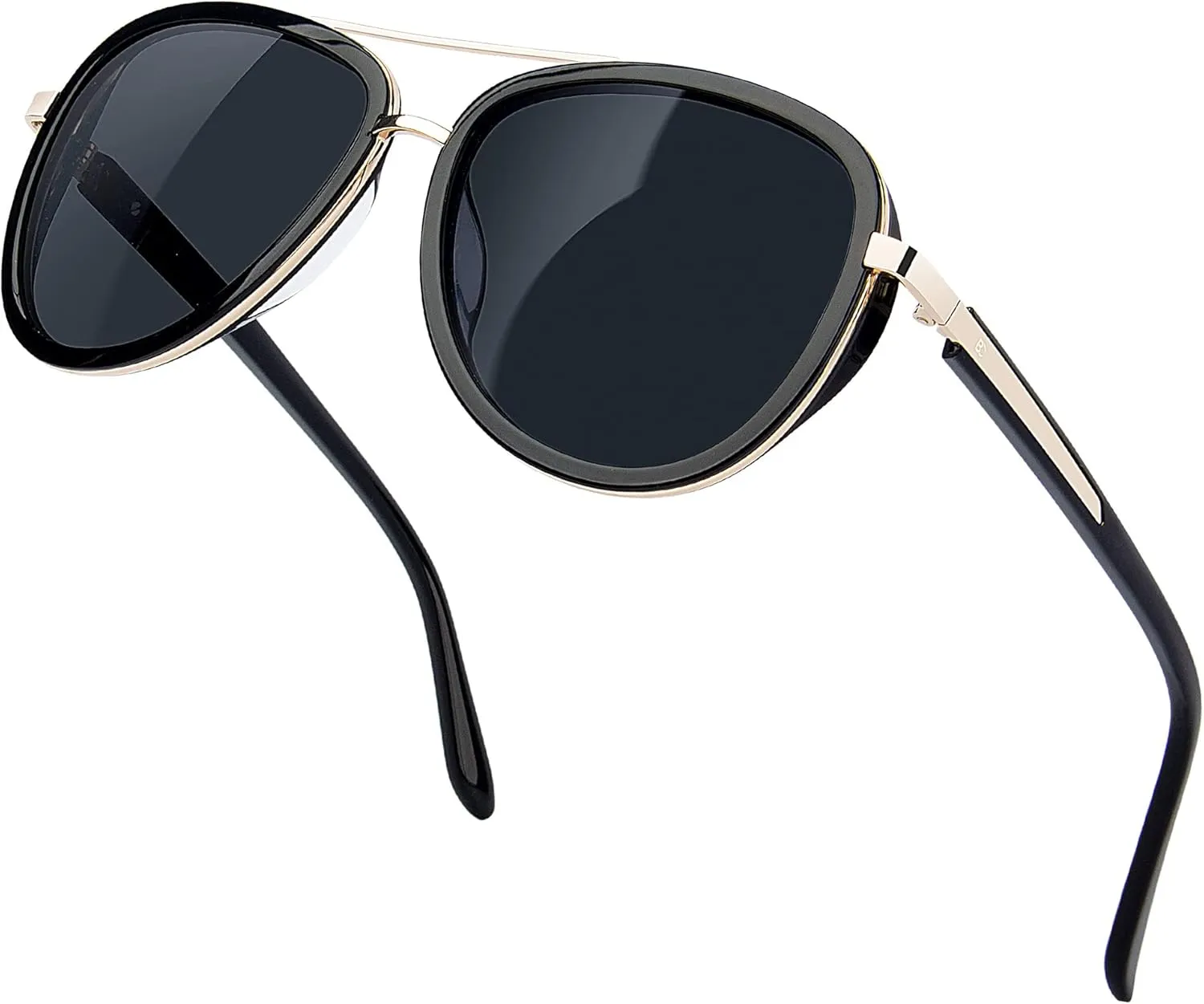 BIRCEN Polarized Sunglasses for Women UV - Protection Womens Retro Mirrored Shades with Acetate Frame BC2001