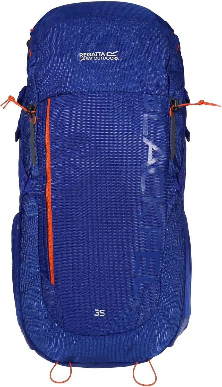 Blackfell III Reflective Hardwearing Travel Hiking, Surf Spray/Blaze Orange, 35 Litre