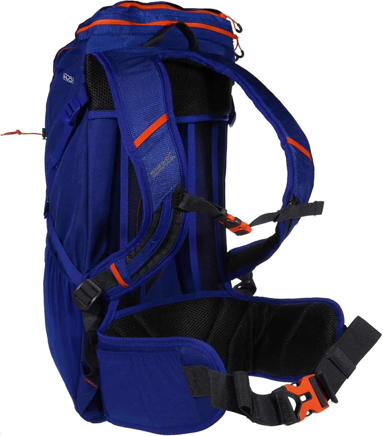 Blackfell III Reflective Hardwearing Travel Hiking, Surf Spray/Blaze Orange, 35 Litre