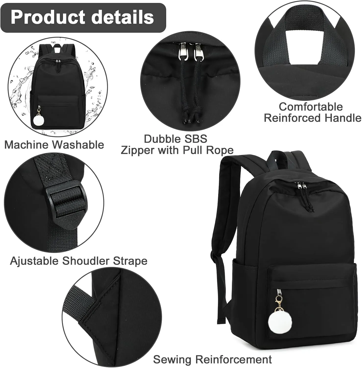 Bluboon Backpack for School Kids Backpack Girls Bookbag Laptop Backpack Gifts for Women