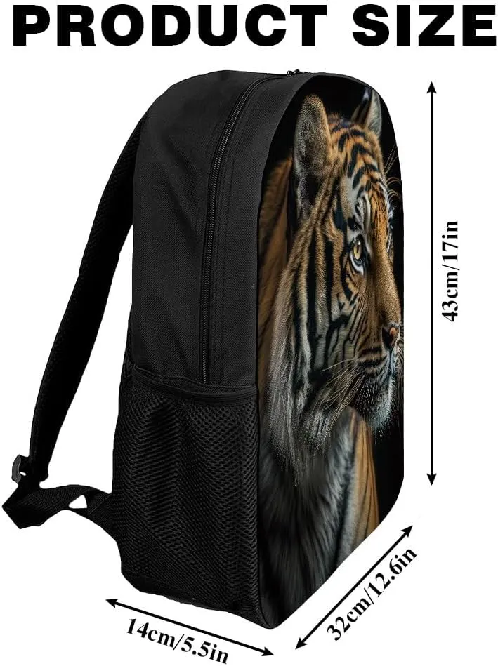 Blue Whale Backpack Casual Daypack Wild Animal Print Laptop Bag Bookbag for Work Travel Hiking 17 Inch Style 2