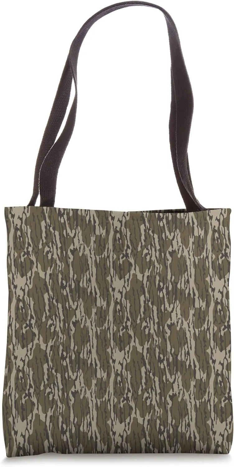 Bottomland Camo Old School Camouflage Duck Hunting Tote Bag