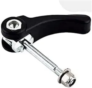 Brompton Bicycle Seat Clamp Quick Release - Silver/Black - 8mm - Traditional Style