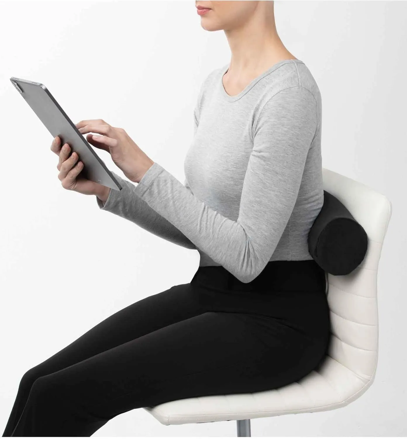 Brookstone Free Form Travel Pillow - Lightweight Flexible Memory Foam Travel Neck Pillow for Sleeping, Car, Airplane & Travel Support, Size: One Size, Black