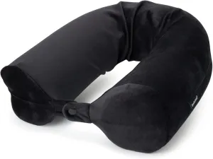 Brookstone Free Form Travel Pillow - Lightweight Flexible Memory Foam Travel Neck Pillow for Sleeping, Car, Airplane & Travel Support, Size: One Size, Black