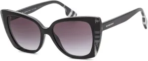 BURBERRY Sunglasses BE 4393 40518G Meryl Black/Check White Black