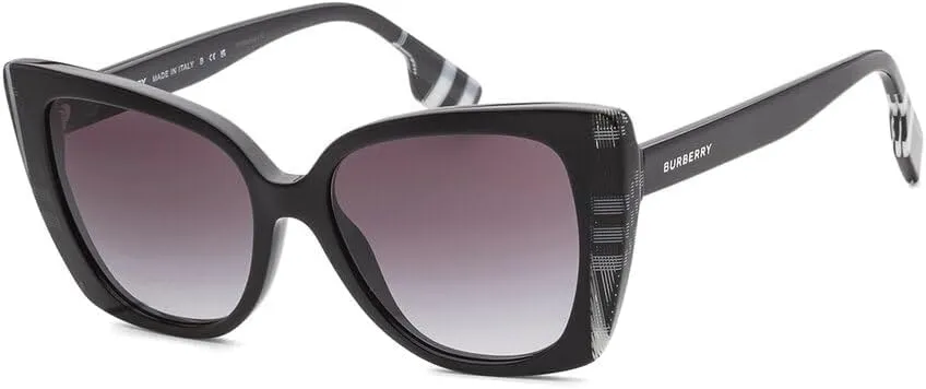 BURBERRY Sunglasses BE 4393 40518G Meryl Black/Check White Black