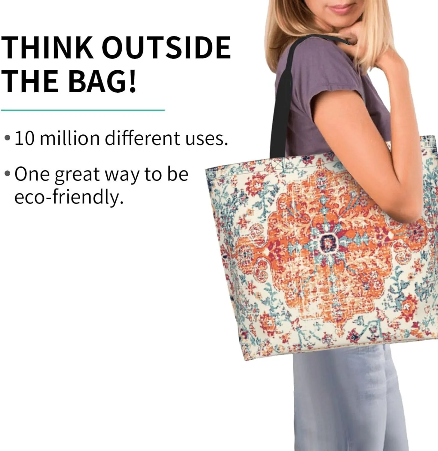 Camouflage Camo Large Tote Bag Casual Shoulder Bags Reusable Grocery Handbag For Women Travel Shopping Gym