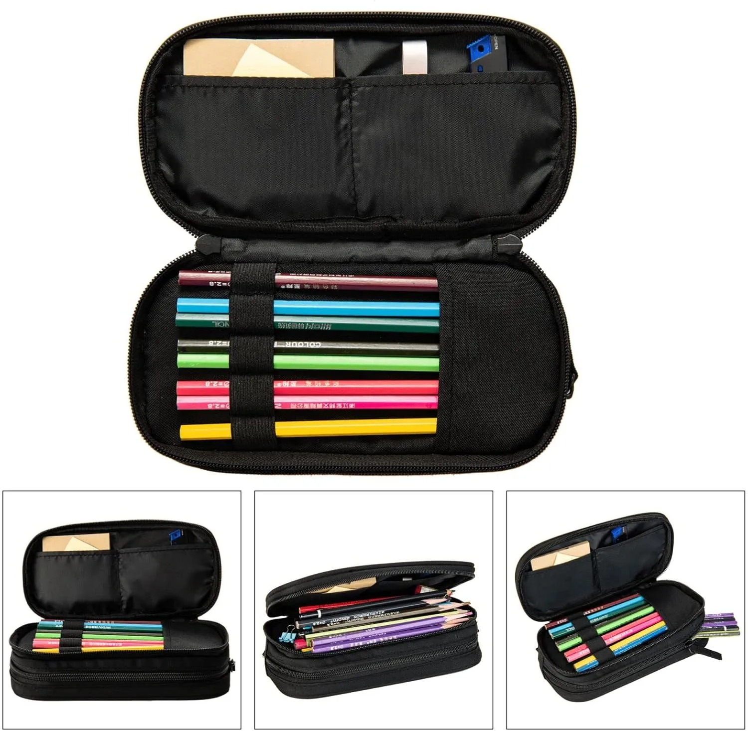 Carton Thunders Multifunctional Pocket Backpack Crossbody Lunch Bag Pencil Case 3Pcs Set Large Capacity Backpack