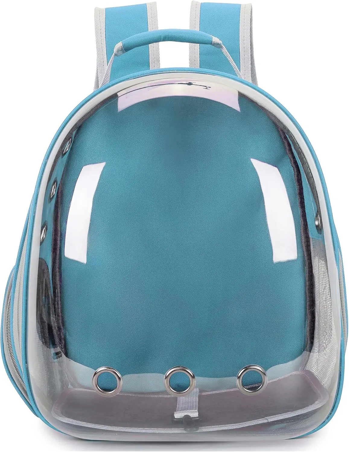 Cat Bubble Backpack Carrier for Small Medium Dogs Cats Carrying Bag, Airline Approved Pet Travel Carrying Bag Dog Hiking Walking Outdoor Backpack (Blue)