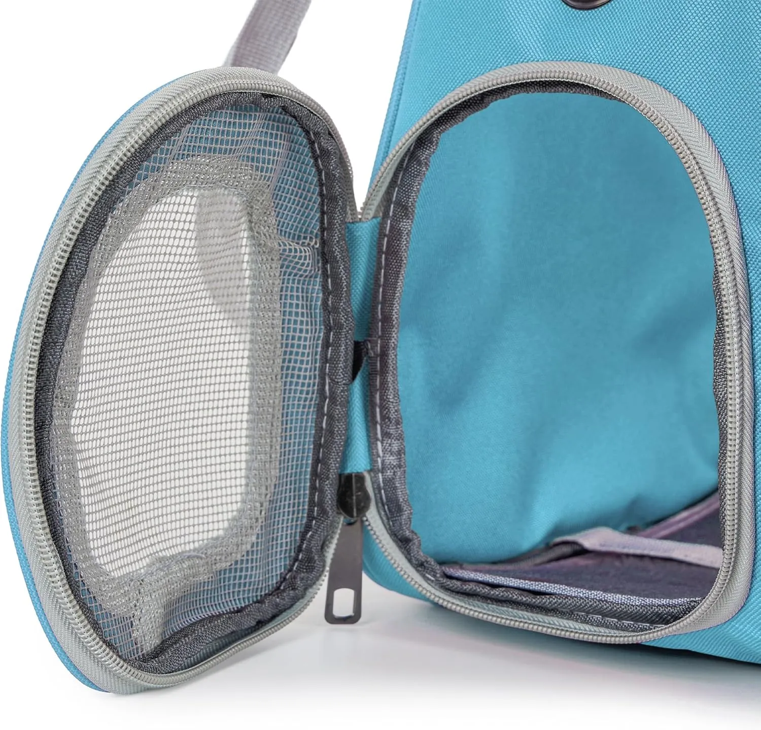 Cat Bubble Backpack Carrier for Small Medium Dogs Cats Carrying Bag, Airline Approved Pet Travel Carrying Bag Dog Hiking Walking Outdoor Backpack (Blue)