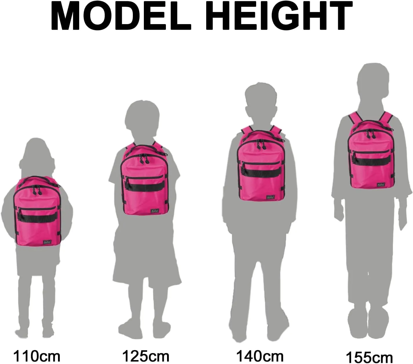 Child's Travel Backpack for Ages 3-6 | Lightweight Suitcase Style Carry-On | 10L Weekender with Tablet Sleeve & Chest Strap | Deep Pink