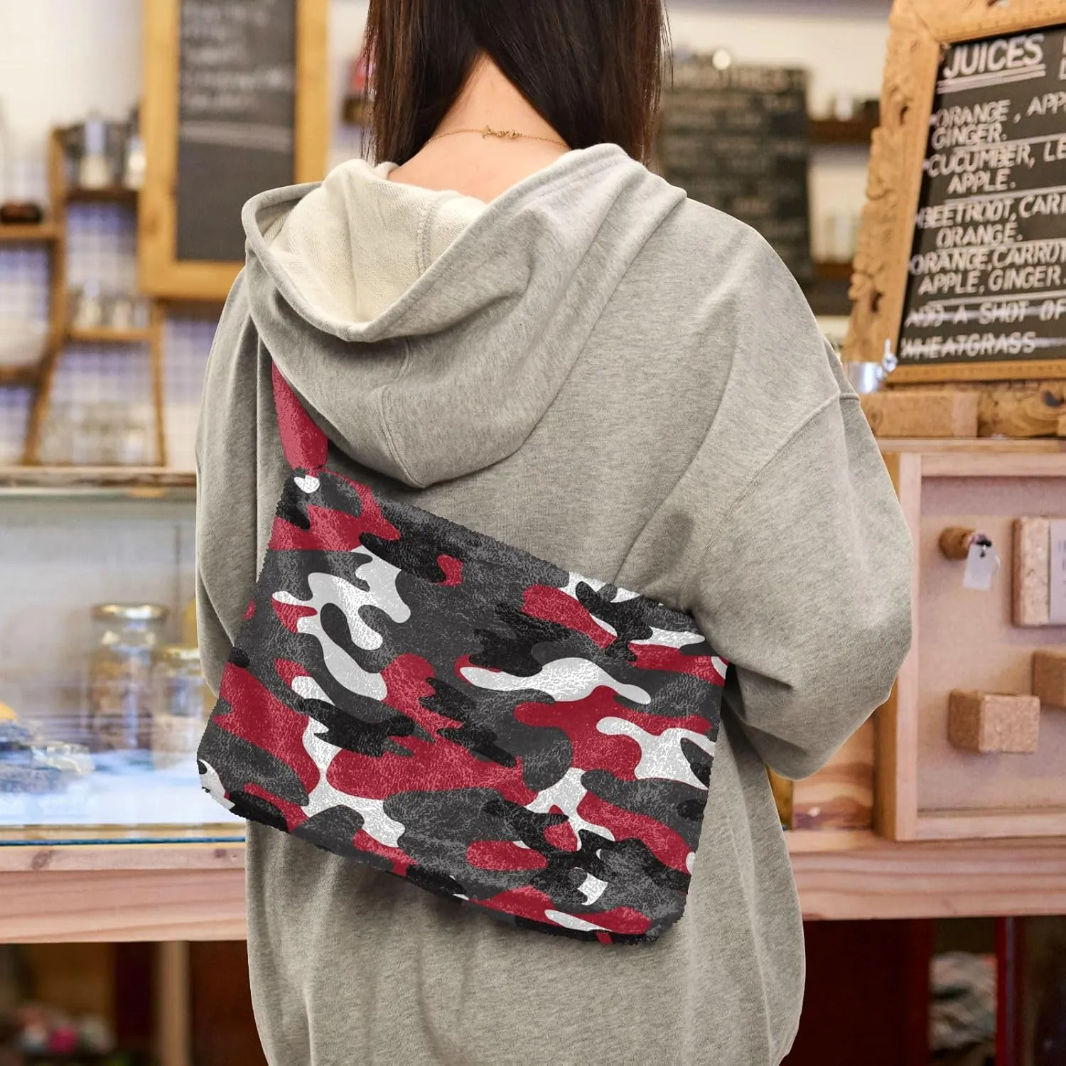 Classic Vintage Flower on Shoulder Bag, Shoulder Hand Bag, Book Totes for Women