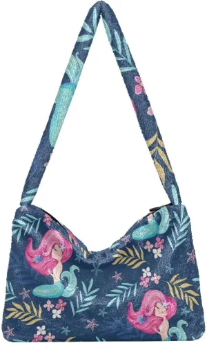 Classic Vintage Flower on Shoulder Bag, Shoulder Hand Bag, Book Totes for Women