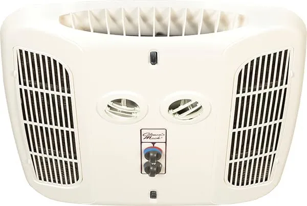 Coleman-Mach 9430-4553 Deluxe ChillGrille Ceiling Assembly - Wall Thermostat-Controlled, White