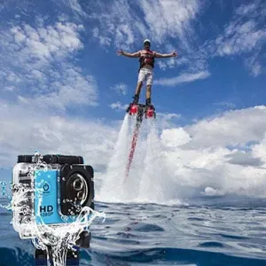 Color: Gold - All PRO Action Sports Camera With 1080P HD And WiFi 18 PCS Of Acce