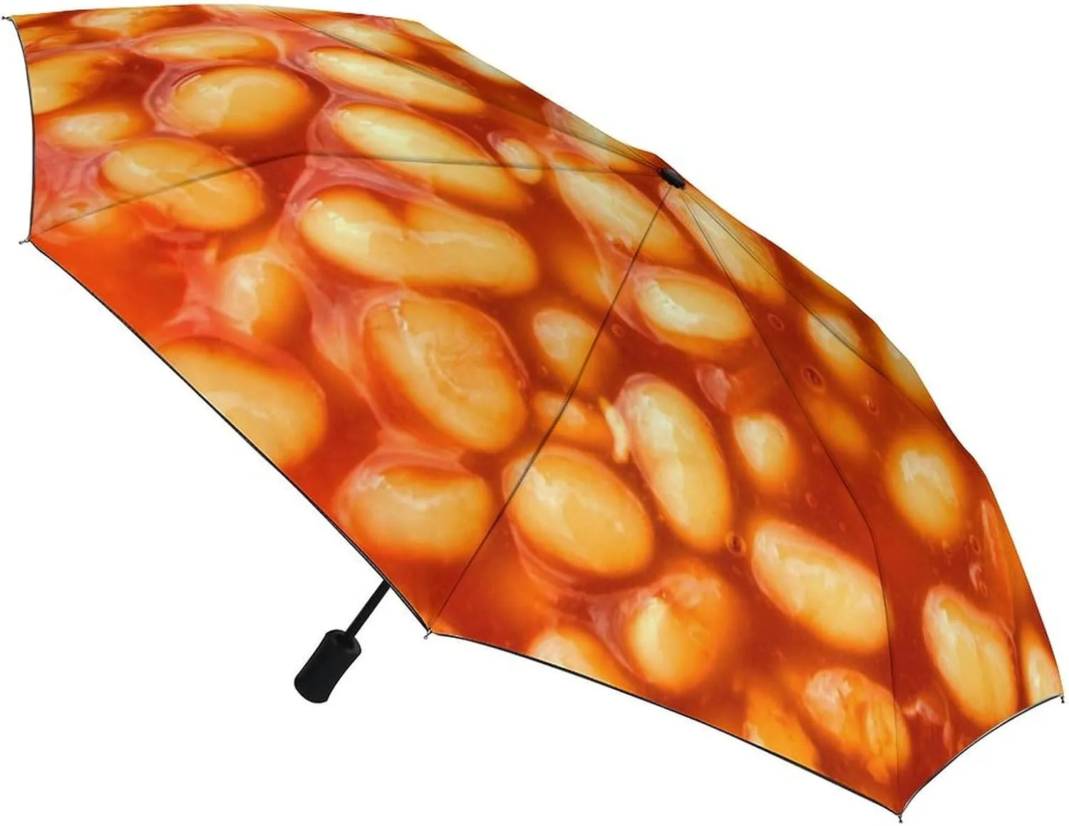 Colorful with Snails Compact Travel Umbrella, Windproof Waterproof Stick Umbrella Protection Umbrellas
