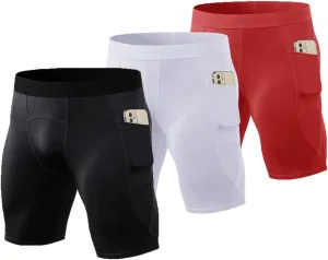 Compression Shorts for Men Basketball Running Tights Cool Dry Spandex Underwear Workout Gym Athletic Baselayer