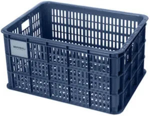 Crate Basket - Medium, 29.5L, Recycled Plastic, Bluestone