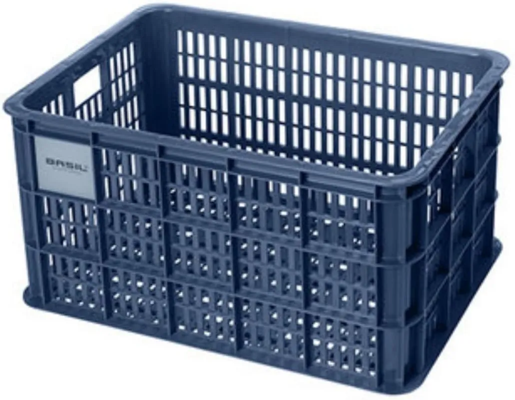 Crate Basket - Medium, 29.5L, Recycled Plastic, Bluestone