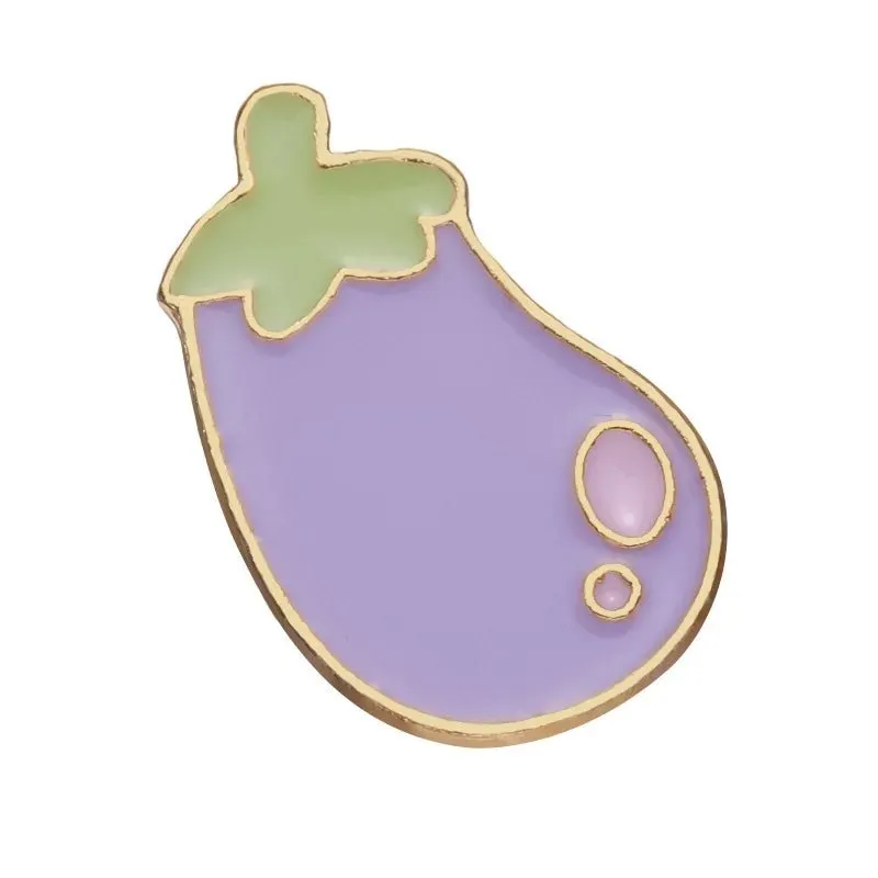 Cute Food Enamel Pins Set