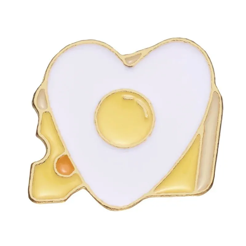 Cute Food Enamel Pins Set
