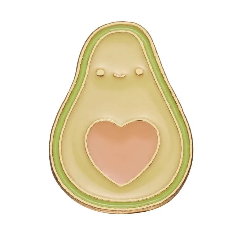 Cute Food Enamel Pins Set