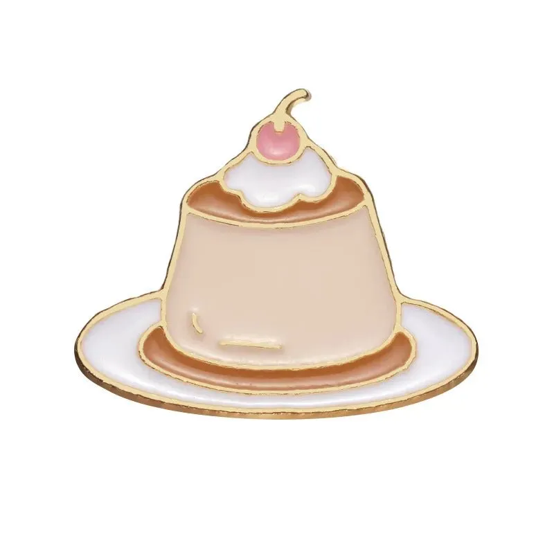 Cute Food Enamel Pins Set