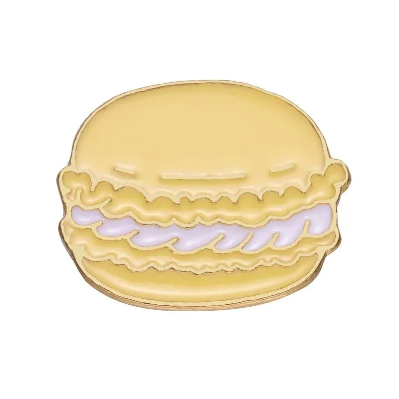 Cute Food Enamel Pins Set