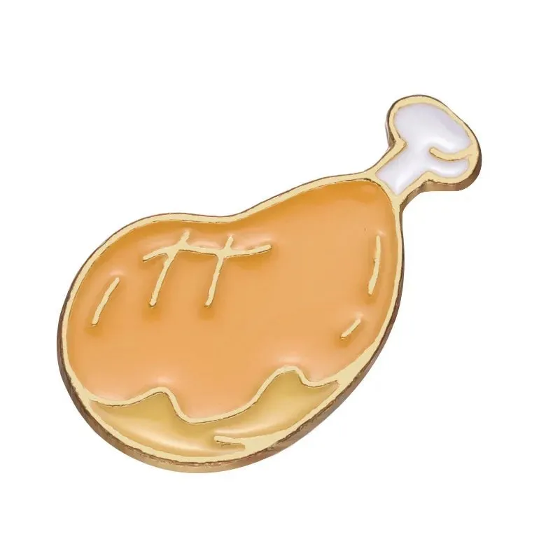 Cute Food Enamel Pins Set