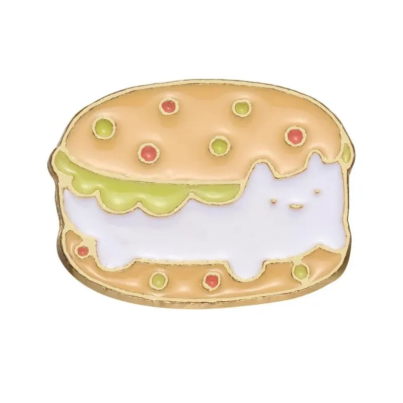 Cute Food Enamel Pins Set