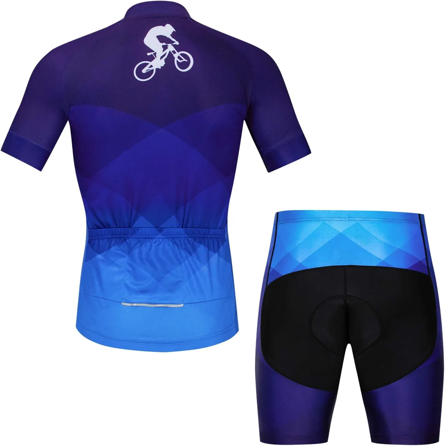 Cycling Jerseys Men,Mountain Bike Jersey Summer Short Sleeve Breathable Bicycle Tops Riding Bike Shirts Quick Dry