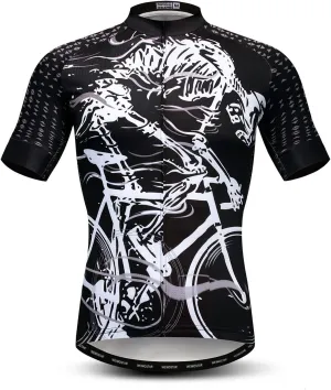 Cycling Jerseys Men,Mountain Bike Jersey Summer Short Sleeve Breathable Bicycle Tops Riding Bike Shirts Quick Dry