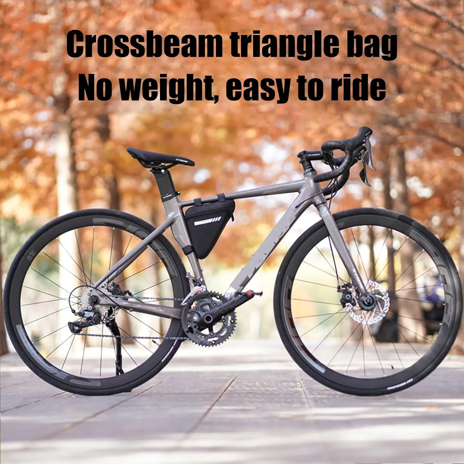Cycling Pouch for Cannondale Adventure/Compact, Bike Handlebar Bags with Rain Cover Waterproof Bike Panniers Bike Accessories,A