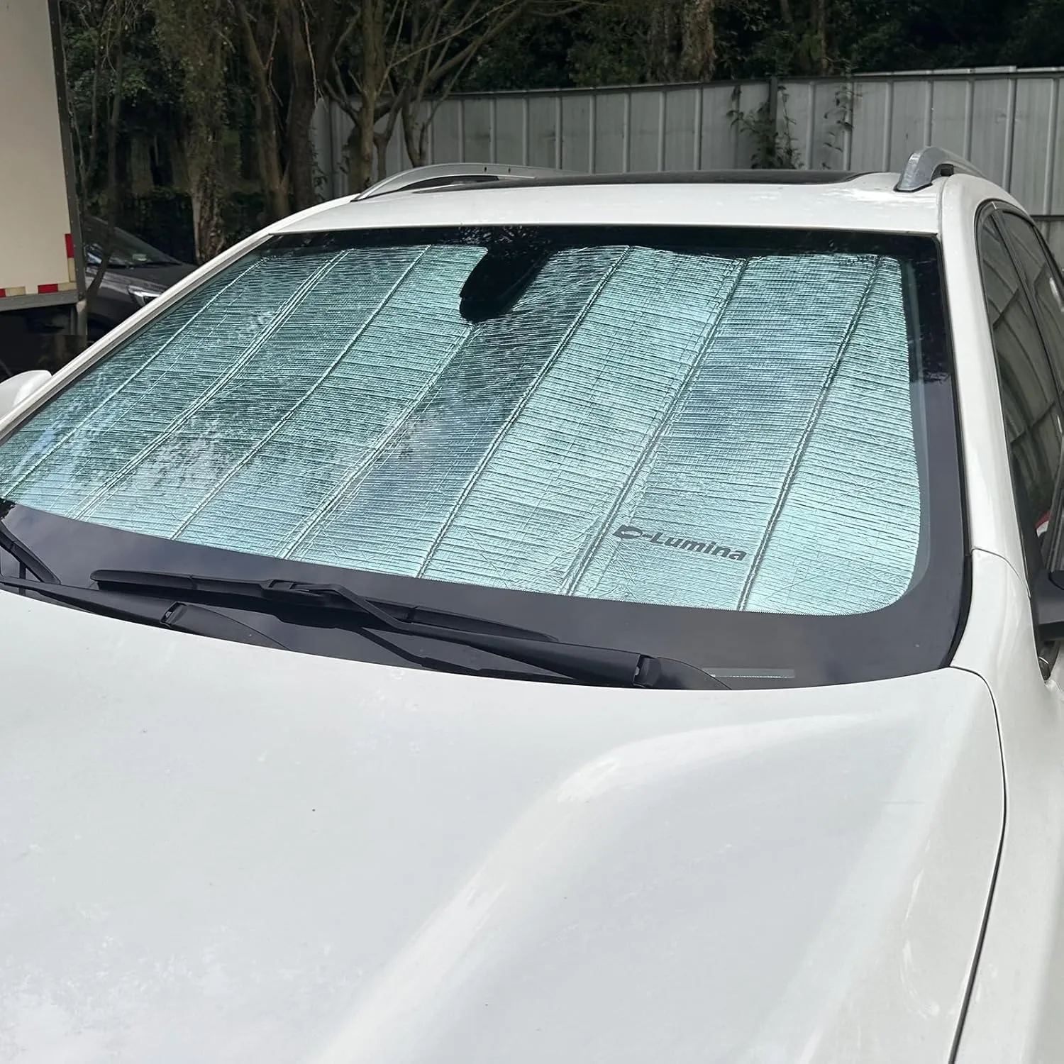 D-Lumina RAV-4 Front Windshield Sun Shade Compatible with Toyota RAV4 2019 2020 2021 2022 2023 2024 2025 - Foldable/Roll Up Car Window Heat Shield, Protector Sunshade