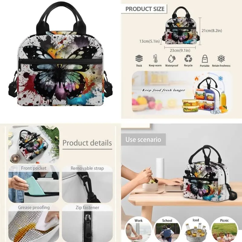 Dachshund School Bag Junior High School Bag Cute Watercolor Puppy Dog Teens Shoulder Lunch Box Minimalist Aesthetic Art Red Balloon Pen Bag Girls Backpack Sets