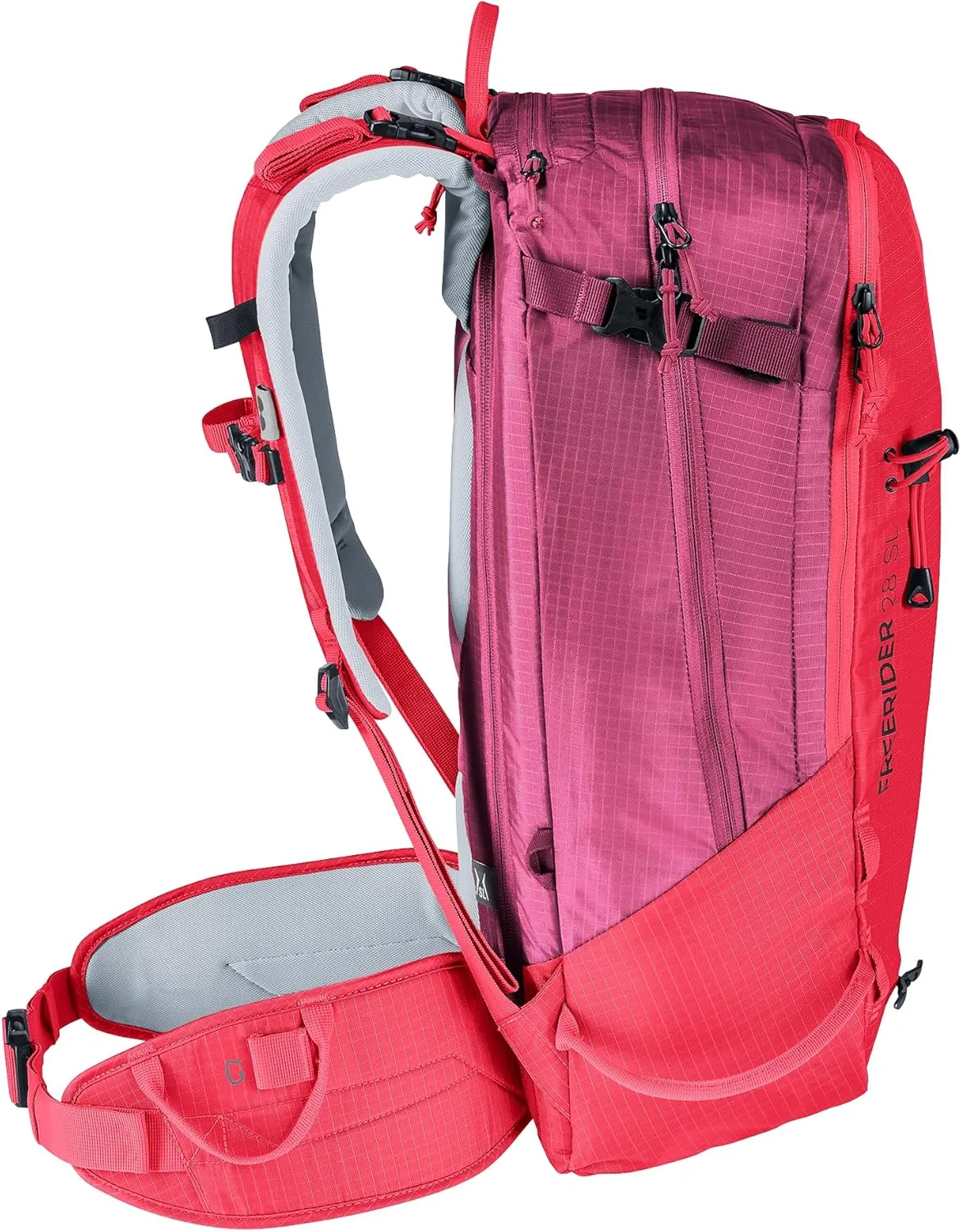 deuter Freerider 28 SL Women's Ski Touring Backpack, hibiscus-ruby