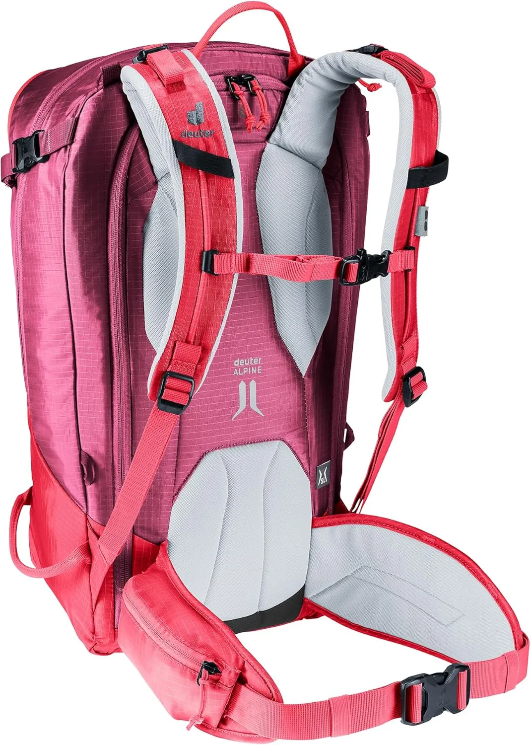 deuter Freerider 28 SL Women's Ski Touring Backpack, hibiscus-ruby