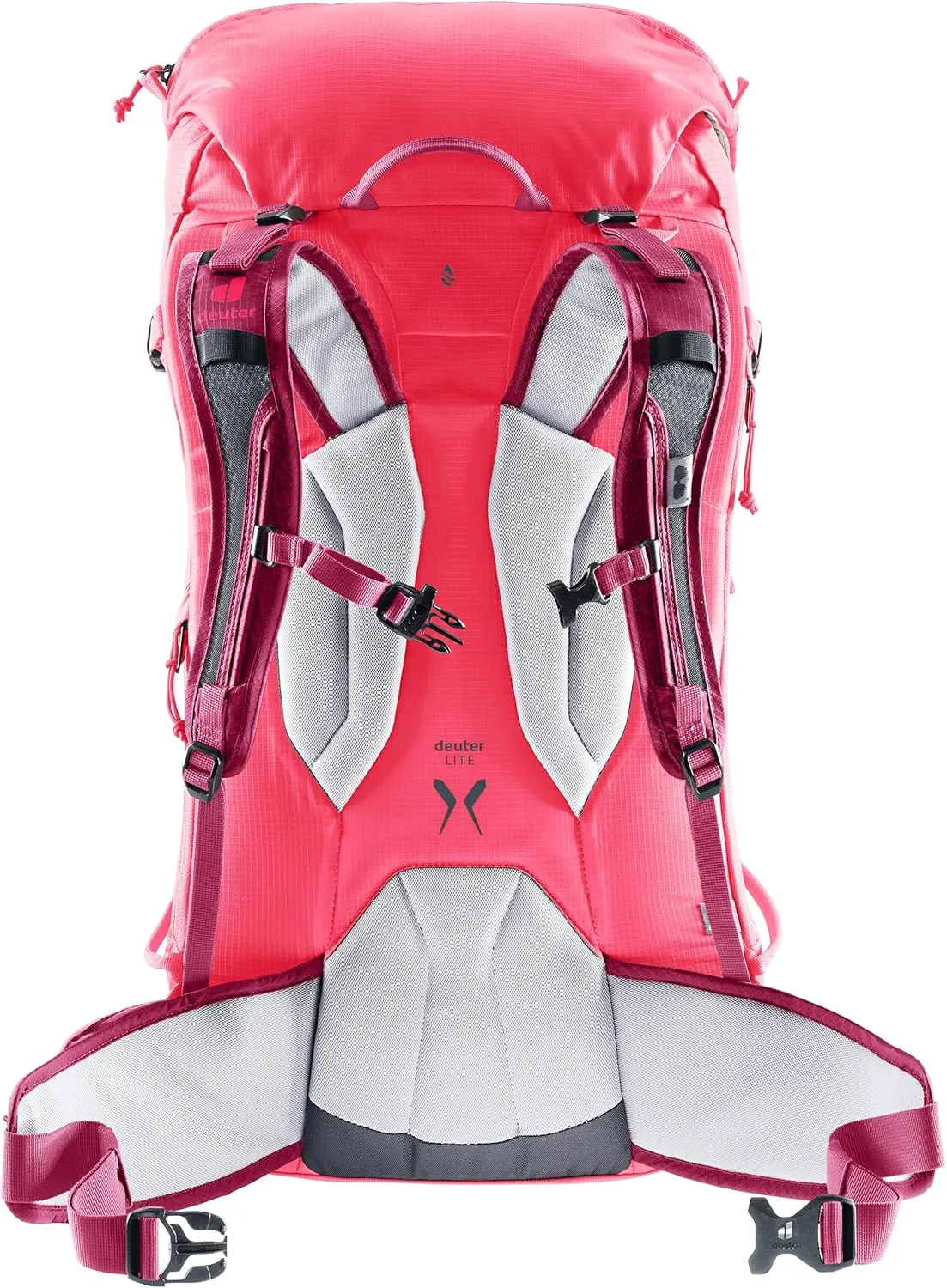 deuter Freescape Lite 24 SL Women's Ski Touring Backpack, hibiscus-ruby
