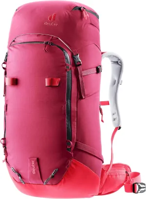 deuter Freescape Pro 38  SL Women's Ski Touring Backpack, ruby-hibiscus